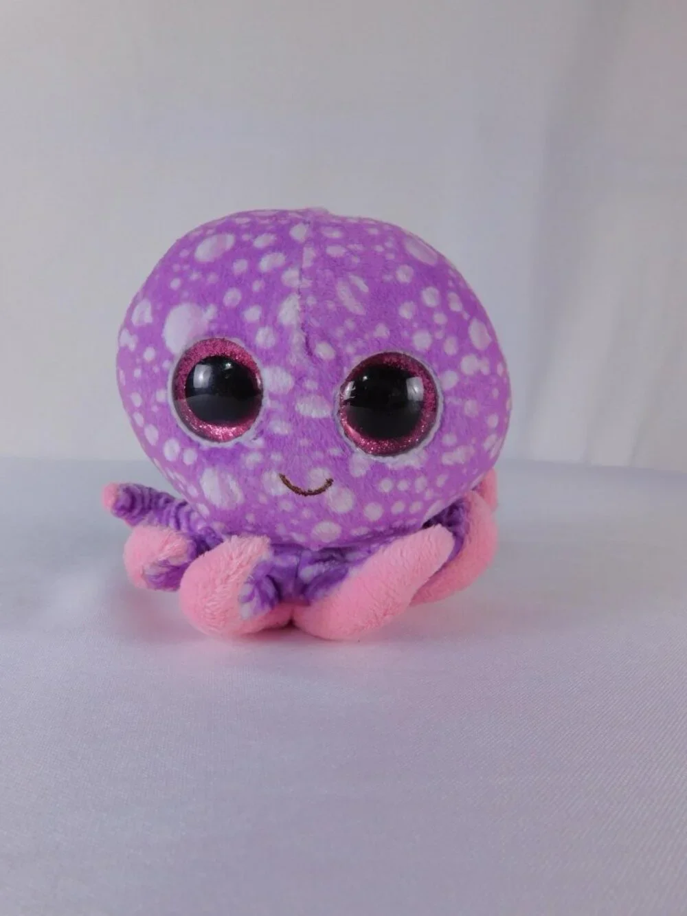 Ty Beanie Boos Legs Purple Octopus Mini Plush Stuffed Animal Toy Washable